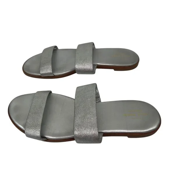 Cole Haan Findra II Slide Sandal Metallic Silver W09695 Women's Sz 9B - Picture 7 of 11